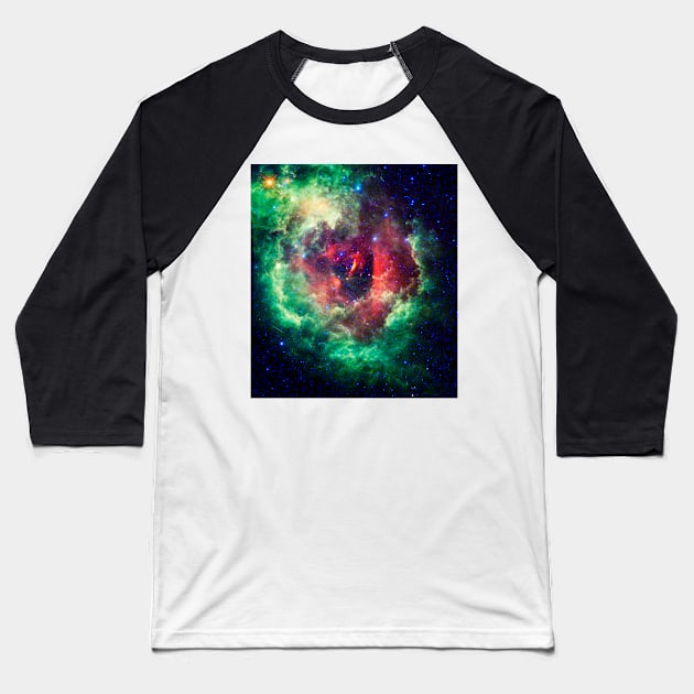 Nebula Baseball T-Shirt by RosMir